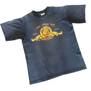 Vintage 90s Metro Goldwyn Mayer MGM Movie Promo‎ T Shirt Nutmeg Mens L